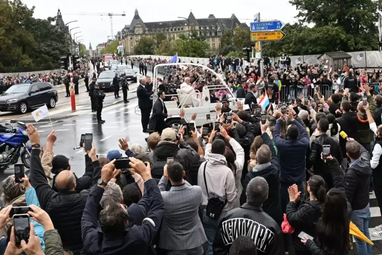 Papst Franziskus besucht Luxemburg