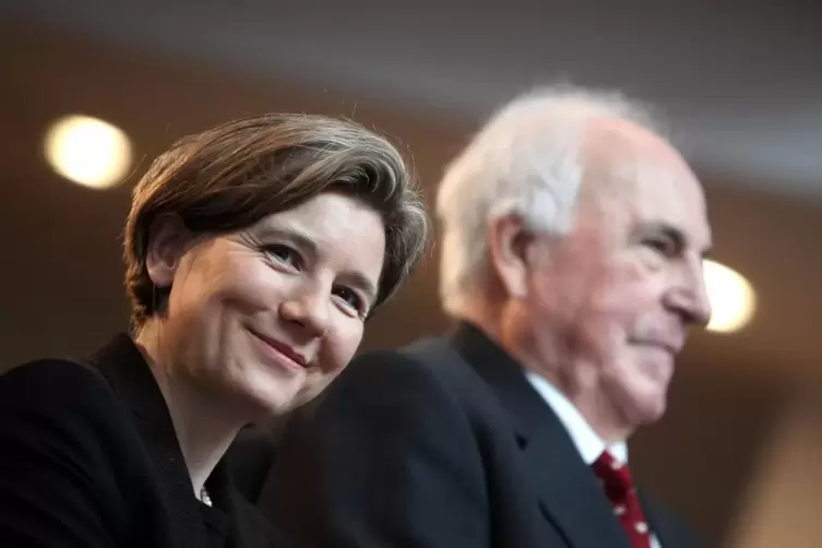 Maike Kohl Richter und Helmut Kohl im Jahr 2011.