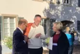 Angeregtes Gespräch: Innenminister Michael Ebling und OB Stefanie Seiler.