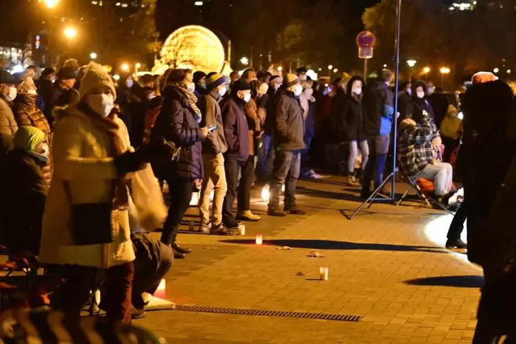 Die Demonstration im November 2021 wurde abgebrochen. 