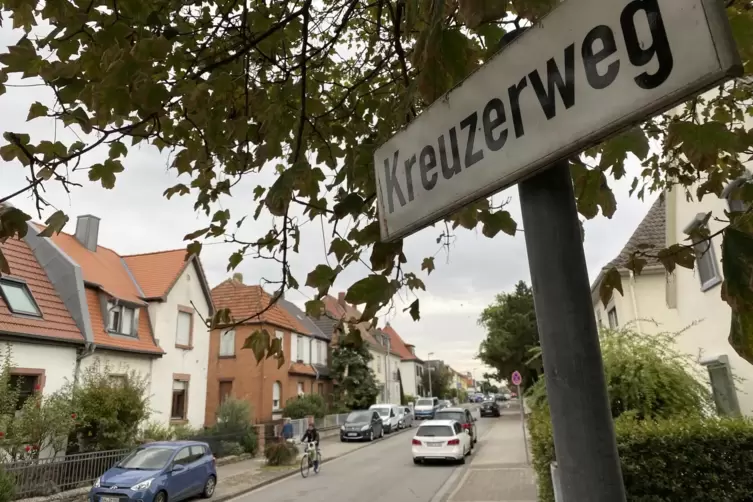 Soll als Fahrradstraße das Grünstadter Zentrum mit Ausenheim verbinden: der Kreuzerweg. 