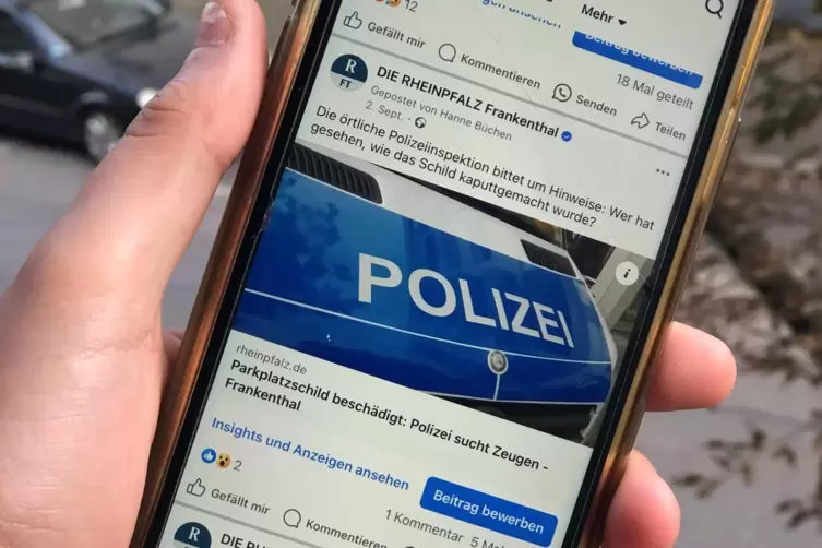 Die Polizei gehe jedem erfolgversprechenden Hinweis nach – auch wenn er über einen Facebook-Kommentar kommt, sagt eine Sprecheri