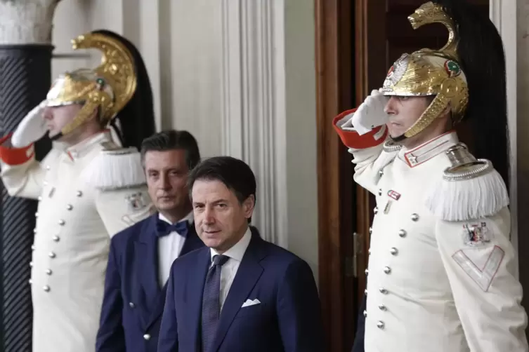 Giuseppe Conte (Bildmitte, im Vordergrund) war einst Ministerpräsident Italiens (Archivbild von 2019). 