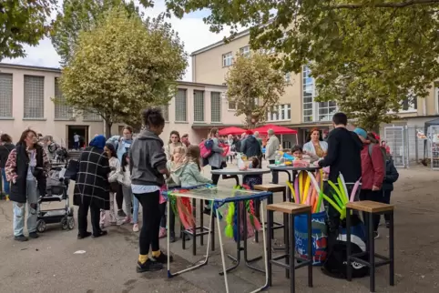 Oppauer Vereine unterstützten die Freizeitstätte im Ernst-Kern-Haus bei der Ausrichtung des Kinderfestes.