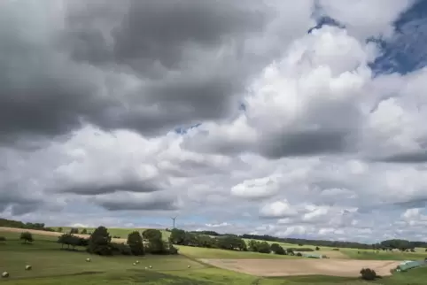 Wolken dominieren das Wetter in dieser Woche.