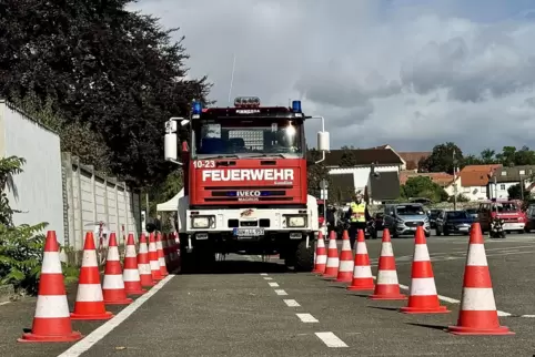 Die Spur wird immer enger: Prüfungsstation beim Wettbewerb. 