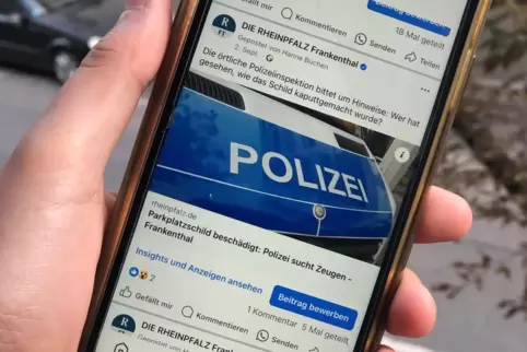 Die Polizei gehe jedem erfolgversprechenden Hinweis nach – auch wenn er über einen Facebook-Kommentar kommt, sagt eine Sprecheri