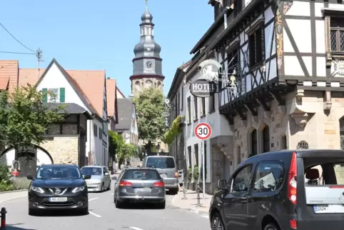 Der Verkehr in der Kallstadter Weinstraße wird geringer, aber was ist mit der Freinsheimer Straße?