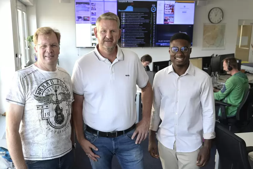 Die drei neuen CDU-Ortsvorsteher (von links) Thorsten Ralle (Friesenheim), Andreas Olbert (Maudach) und Raymond Höptner (Mundenh