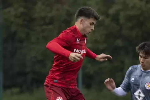 Shawn Blum erzielte gegen Eisbachtal seinen zehnten Saisontreffer für den FCK II.