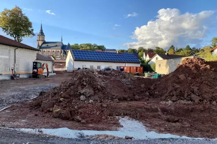 Der künftige Parkplatz für das Kulturkarree.