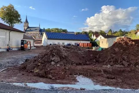 Der künftige Parkplatz für das Kulturkarree.