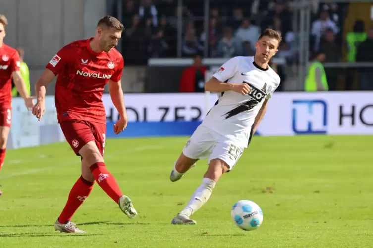 Eine Premiere, die gemischte Gefühle auslöste: Luca Sirch stand zum ersten Mal in der Zweiten Liga auf dem Platz.