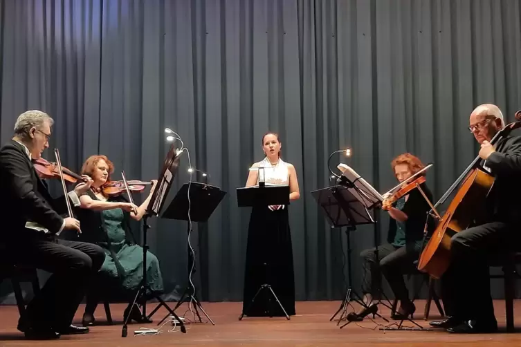 Harmonierten: das Lupot Quartett und Alexandra Steiner.