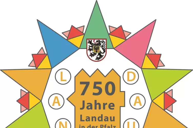 Das Logo zum Stadtgeburtstag Landaus.