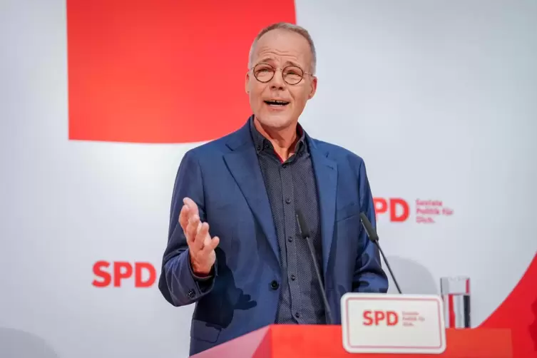 Matthias Miersch stellt sich in der SPD-Parteizentrale vor. 