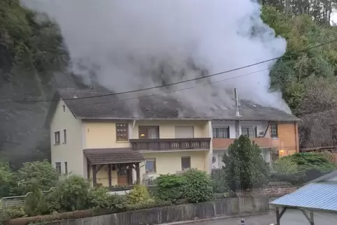 Drei Stunden lang war die Feuerwehr mit den Löscharbeiten in Trulben beschäftigt. 