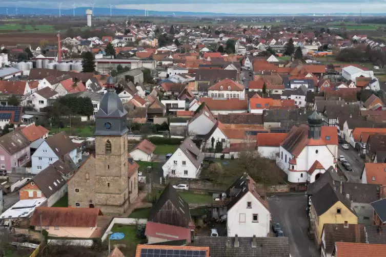 Das Oberdorf in Lustadt. 