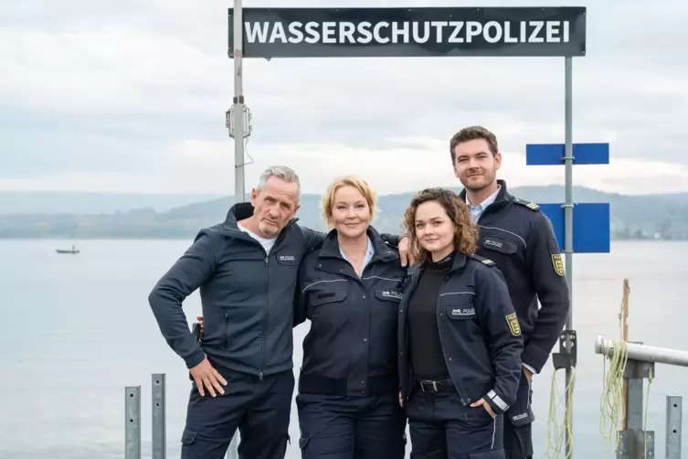 Dreharbeiten zur ARD-Serie "WaPo Bodensee"