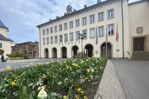 Werden regelmäßig gesäubert: die Hochbeete auf dem Rathausplatz.