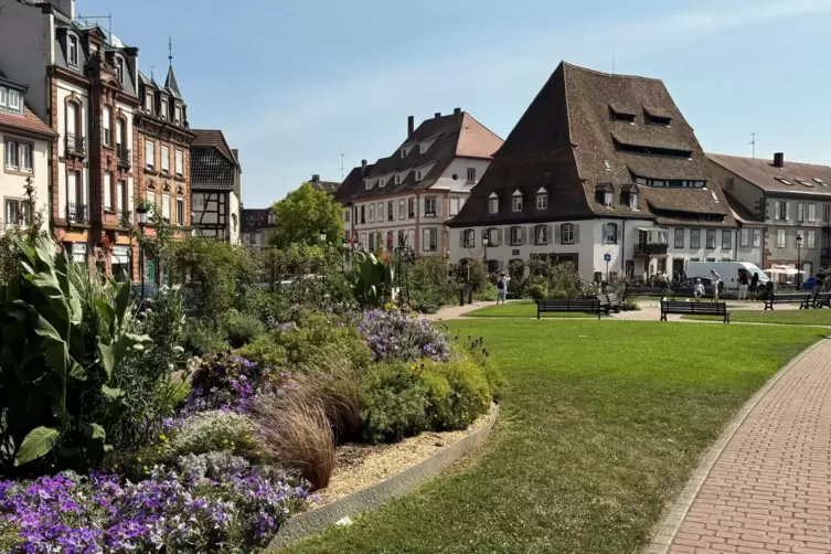 Parkanlagen zum Verweilen in Wissembourg.