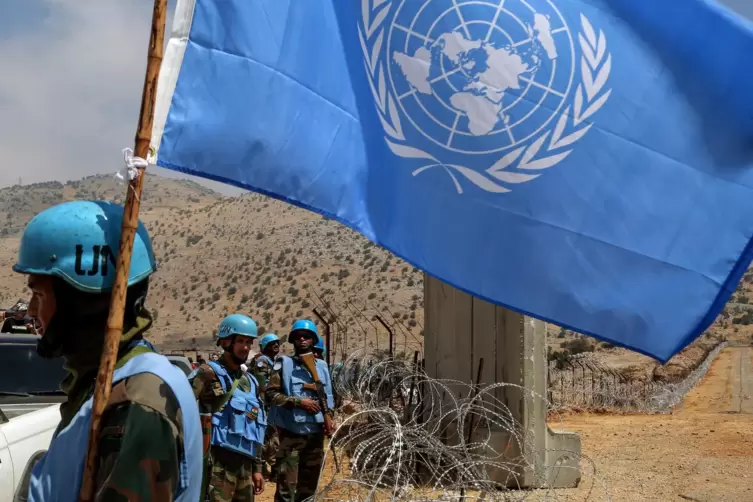 Unifil-Truppen im Südlibanon. 