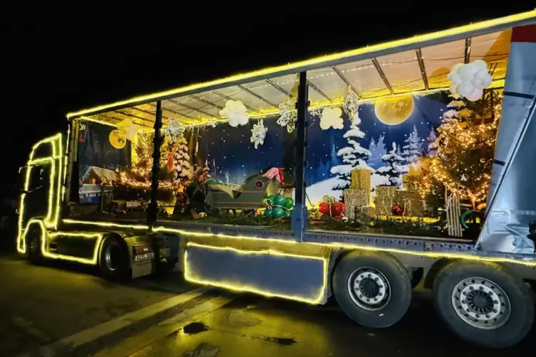 Seit 2021 macht der Kinder-Weihnachtstruck in Oberwiesen Station. Nun sollen auch andere Gemeinden in den Genuss der Attraktion 