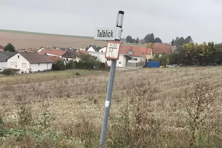 Hier im „Talblick“ sollen weitere Häuser entstehen. 