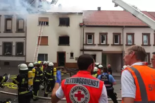 Das Haus in Contwig ist nach dem Feuer unbewohnbar.