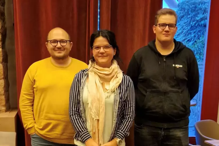 Vorstand der Jungen Union Speyer (von links): Noah Claus, Joy Kreiselmeier und Simon Gatz.