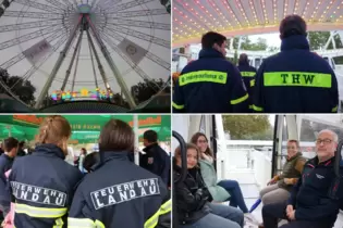 Runden drehen als Dankeschön für ganz viel Engagement: der Helferinnen- und Helfertag auf dem Landauer Riesenrad.