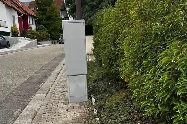 Der neu aufgestellte Verteiler „Am Mandelgarten“. 