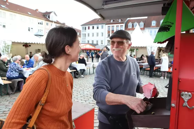 Klaus Heils Keschde-Stand wurde im vergangenen Jahr vermisst. 