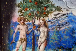 Der Mensch musste für sein Fehlverhalten im Paradies geradestehen. Die Illustration des Malers Lucas Cranach zeigt Adam und Eva,