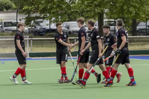 Gehen als Tabellendritter in die Pause: Die Hockeyherren des DHC.