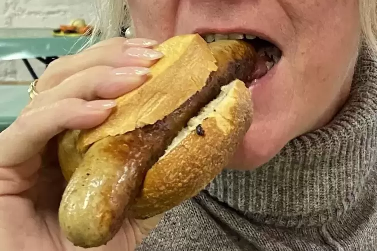 Keine Kerwe ohne Bratwurst.