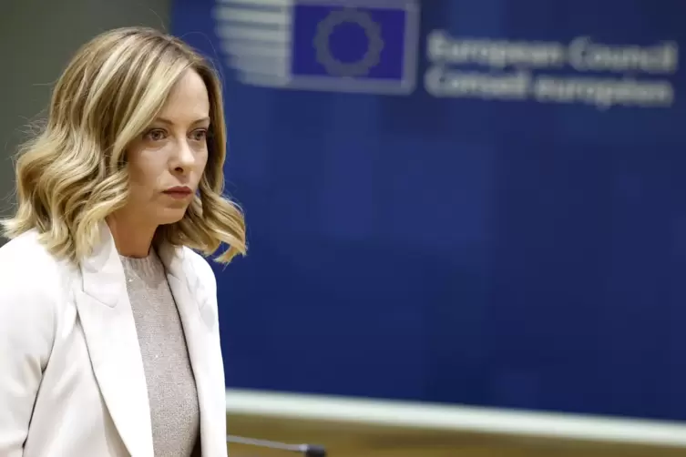 Italiens Premierministerin Giorgia Meloni setzt derzeit den Ton in der EU-Migrationspolitik. 