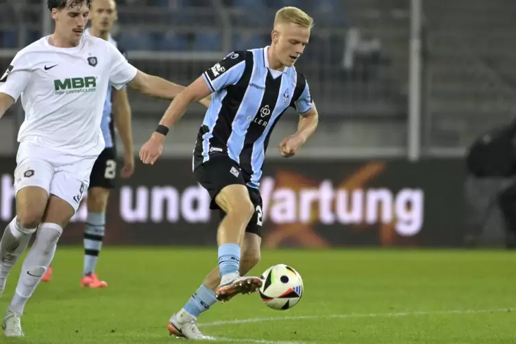 Janne Sietan kam aus der Regionalliga nach Mannheim, beim ersten Spiel für den Waldhof zeigte er eine gute Leistung. Ob ein zwei