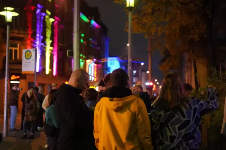 Warme Farben: Die Illuminationen geben der Lichtmeile rund um die Mittelstraße ihren Namen.