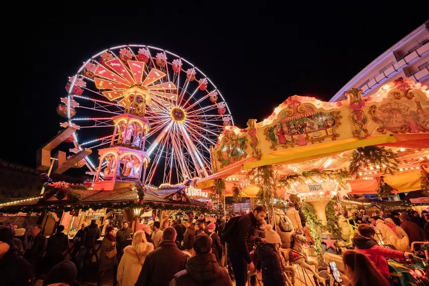 Der Weihnachtsmarkt auf dem Berliner Platz öffnet am 13. November – als einer der ersten in Südwestdeutschland.