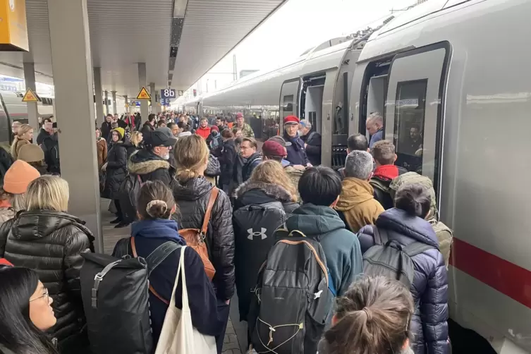 Im Weihnachtsverkehr werden viele Züge wieder stark gefragt sein. Deshalb empfiehlt sich frühzeitiges Buchen. 