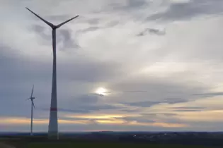 Windräder bei Weselberg.