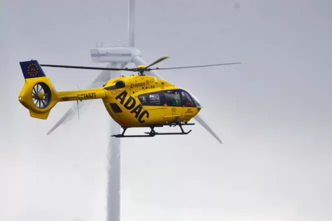 Gut, aber nicht ausreichend: der bei Imsbach im Donnersbergkreis, stationierte Rettungshubschrauber.