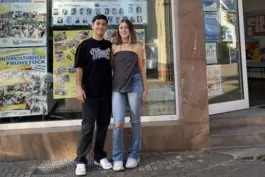 Seit Juli engagieren sich Natalia Hueso und Pedro Pablo Charris Alvarez im Jugendbüro in Ramstein-Miesenbach. 