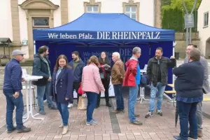 Anfang Oktober war die RHEINPFALZ mit der Aktion „Redaktion vor Ort“ in Wolfstein präsent.