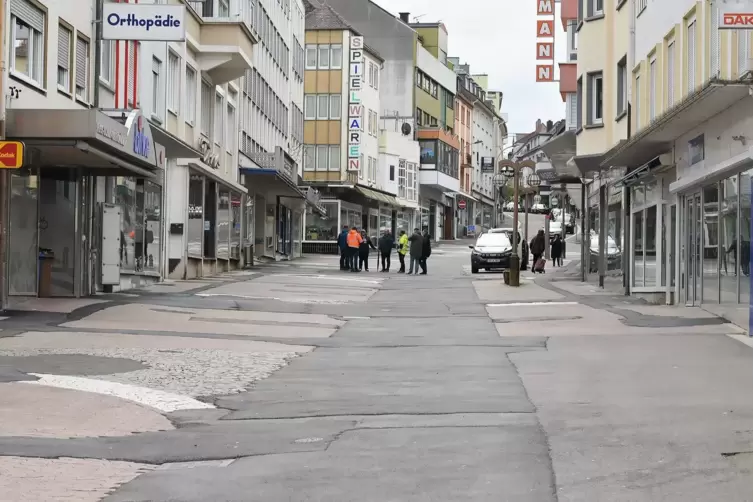 Teil des Prozesses: Die Fußgängerzone attaktiver machen. 