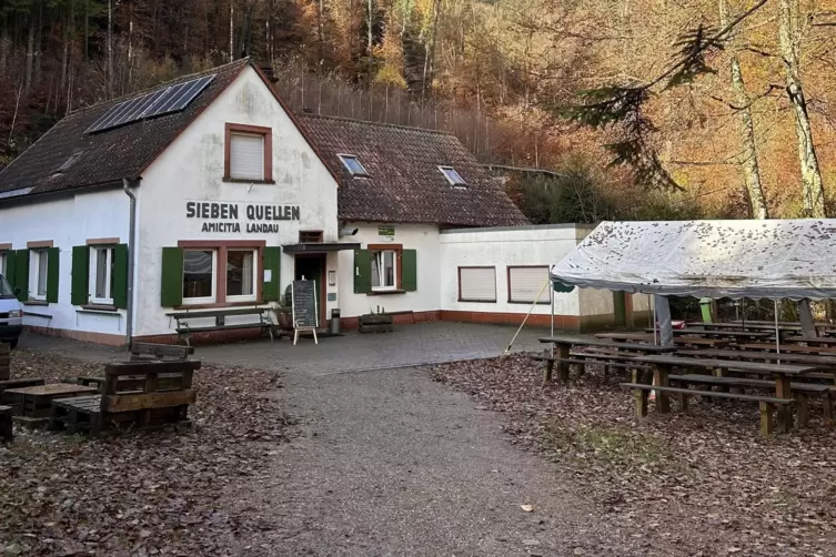 Vor allem bei Familien beliebt: Die Amicitia Hütte im Pfälzerwald. 