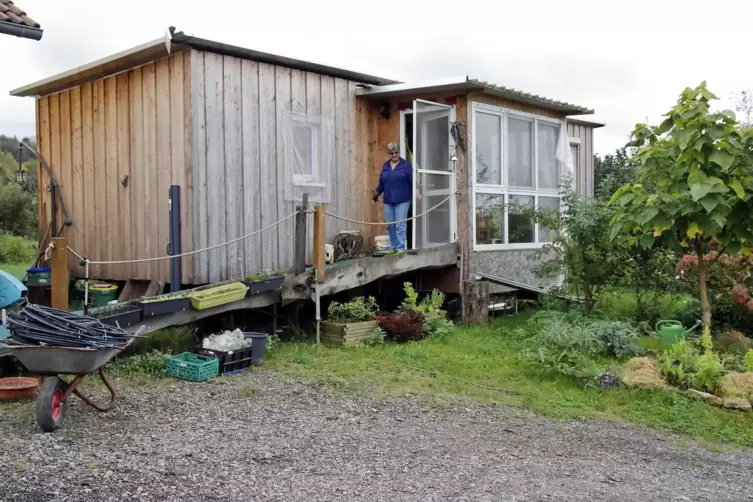 Das Tiny Haus auf dem Berghof von Gertrud Rothhaar in Dellfeld sorgt für großen Ärger. 