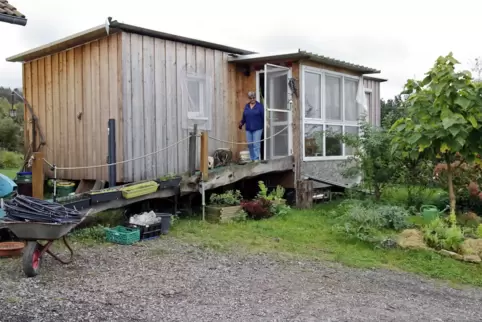 Das Tiny Haus auf dem Berghof von Gertrud Rothhaar in Dellfeld sorgt für großen Ärger. 