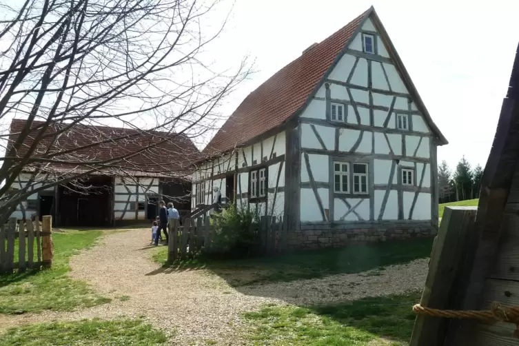 Das Schweickert-Haus aus Hördt repräsentiert in einem US-amerikanischen Freilichtmuseum die Lebensweise pfälzischer Einwanderer.